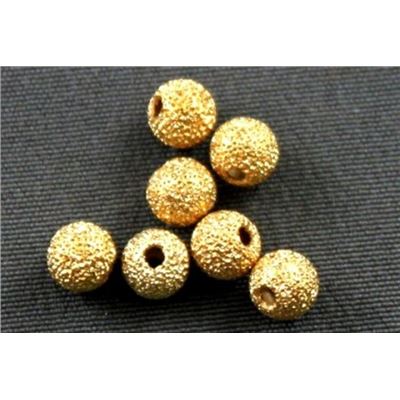 Filler Bead Stardust Balls Gold 4mm ea