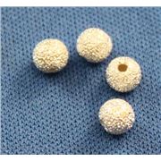 Filler Bead Stardust Balls Silver 4mm ea