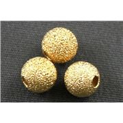 Filler Bead Stardust Balls Gold 8mm ea