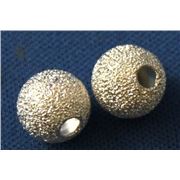 Filler Bead Stardust Balls Silver 8mm ea