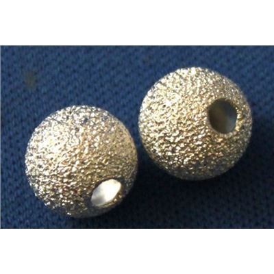 Filler Bead Stardust Balls Silver 8mm ea