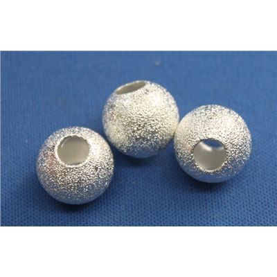 Filler Bead Stardust Balls Silver 12mm ea