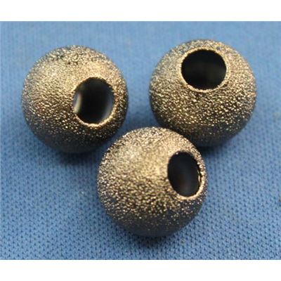 Filler Bead Stardust Balls Black Nickel 12mm ea