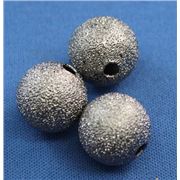 Filler Bead Stardust Balls Black Nickel 14mm ea