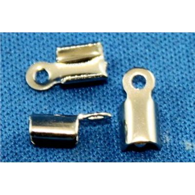 Fold End  Small Nickel 9x5mm ea