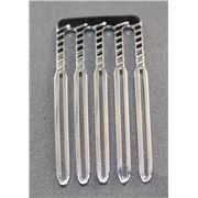 Hair Comb 5 Prong 40x20mm Nickel  ea