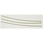 Head Pins  Extra Fine Antique Brass 75mm ea