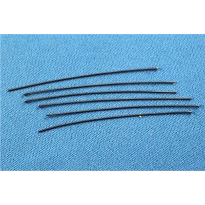 Head Pins  Extra Fine Black Nickel 50mm ea