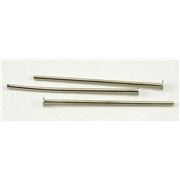 Head Pins Thick Nickel 25mm ea