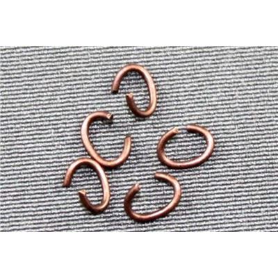 Jump Ring  Oval Antique Copper 3x4mm ea