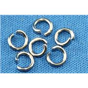 Jump Ring  Thick Nickel 5x1.0mm ea