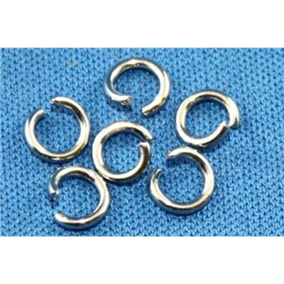 Jump Ring  Thick Nickel 5x1.0mm ea