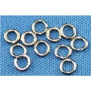 Jump Ring  Thin Nickel 4mm ea