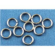 Jump Ring  Thin Nickel 6mm ea