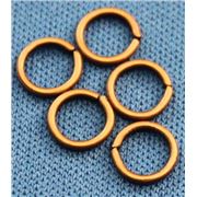 Jump Ring Thin Antique Copper 6mm ea