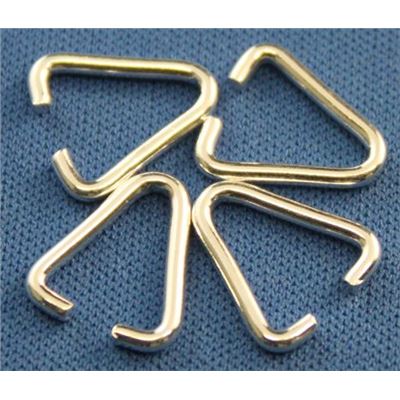 Jump Ring Large Triangle Silver  ea