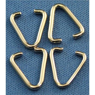 Jump Ring Large Triangle Nickel  ea