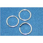 Jump Rings Silver Extra Fine 10mm ea