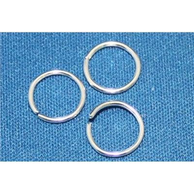Jump Rings Silver Extra Fine 10mm ea