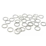 Jump Rings Thin Nickel 10x0.8mm ea