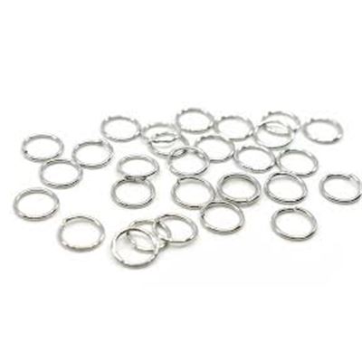 Jump Rings Thin Nickel 10x0.8mm ea