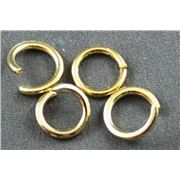 Jump Rings Gold 10mm ea