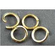Jump Rings Thin Gold 10x0.8mm ea