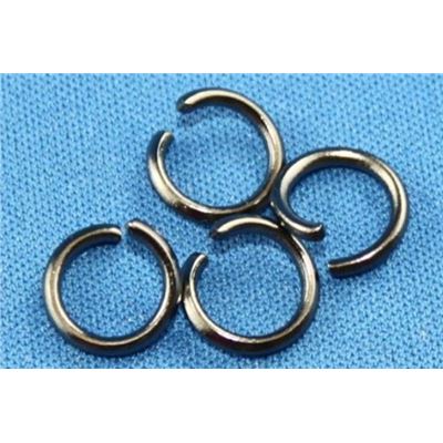Jump Rings Black Nickel 10mm ea