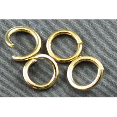 Jump Rings Gold 12mm ea