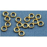 Jump Rings Gold 4x0.7mm ea