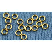 Jump Rings Gold 4mm ea