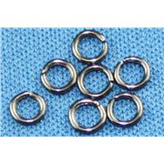 Jump Rings Black Nickel 4mm ea