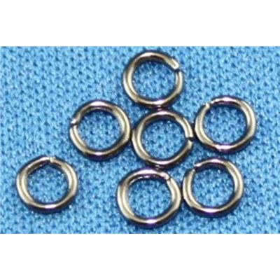 Jump Rings Black Nickel 4mm ea
