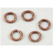 Jump Rings Antique Copper 4mm ea