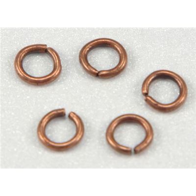 Jump Rings Antique Copper 4mm ea
