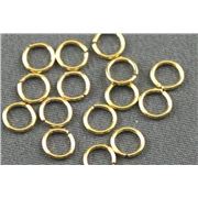 Jump Rings Gold 5mm ea