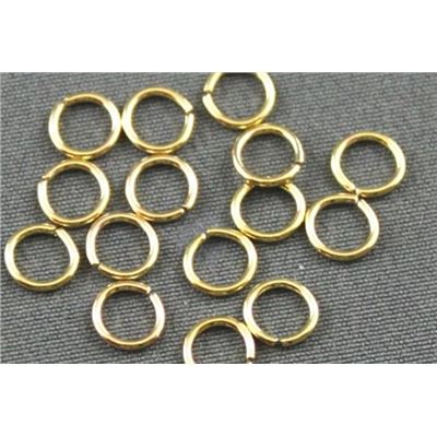 Jump Rings Gold Thin 5x0.8mm ea