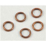 Jump Rings Antique Copper 5mm ea