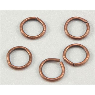 Jump Rings Antique Copper 8mm ea