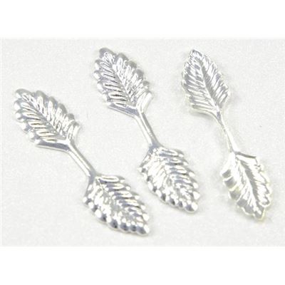 Leaf Bars Large Silver  ea