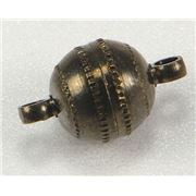 Magnetic Clasp  Ball Black Nickel 8mm ea