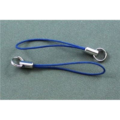 Mobile Phone Cord Blue/Nickel   55mm ea