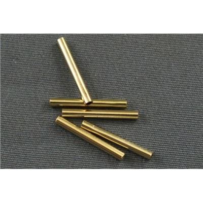 Metal Tube Gold 13x1.5mm ea