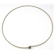 Neck Ring  Large Antique Brass 140mm ea