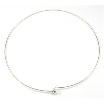 Neck Ring  Small Silver 120mm ea