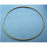 Neck Ring Flat Large Gold 140mm ea