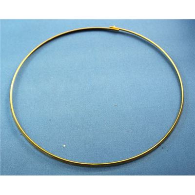 Neck Ring Flat Large Gold 140mm ea