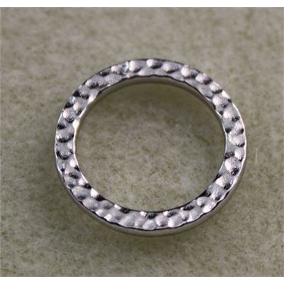 Hammerstone Ring Link Rhodium 18.5mm ea