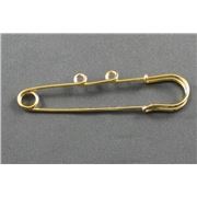 Kilt Pin Gold 68mm ea