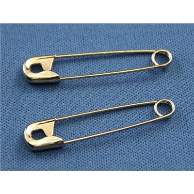 Safety Pins Silver 33mm ea